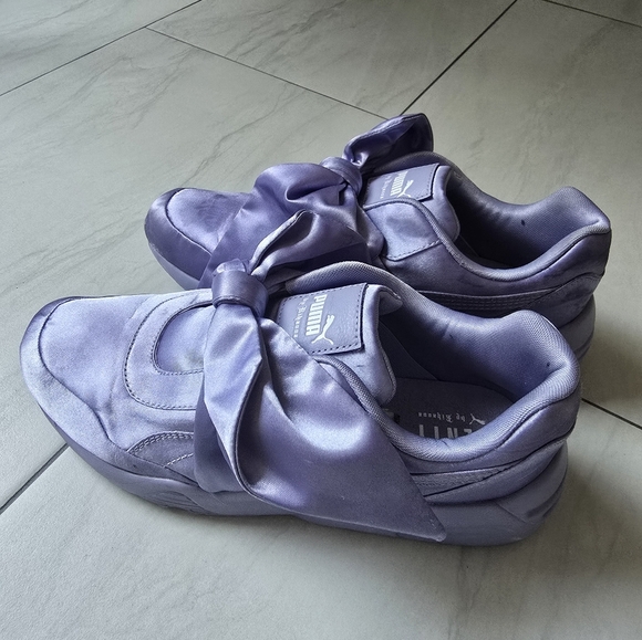 PUMA Fenty By Rihanna Bow Sweet Lavender Women Size 6.5 - Picture 2 of 16